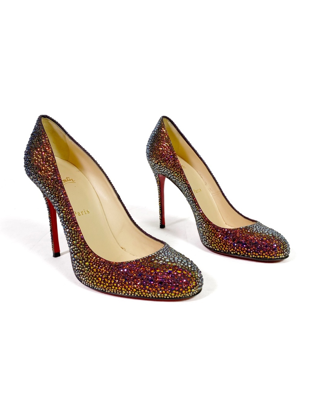 Christian Louboutin Swarovski Crystal Strass Fifi 100 Pumps
